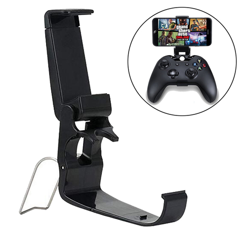 Mobile Cell Phone Stand For Xbox One S/Slim Controller Mount HandGrip For Xbox One Gamepad For Samsung S9 S8 Clip Holder ► Photo 1/6
