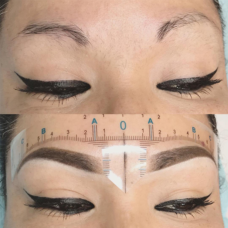 eyebrow shapes tattoo