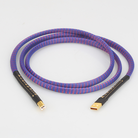 A53+DW27 Hi-End Copper USB audio cable data USB cable DAC USB hifi cable A-B usb cable ► Photo 1/6