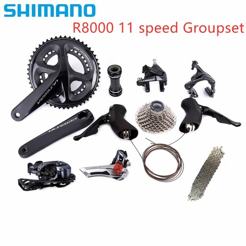 Shimano Ultegra R8000 road bike bicycle 11 22 speed grouspet update Ultegra 6800 group set 170/172.5/175mm 53-39T 50-34T 52-36T ► Photo 1/6