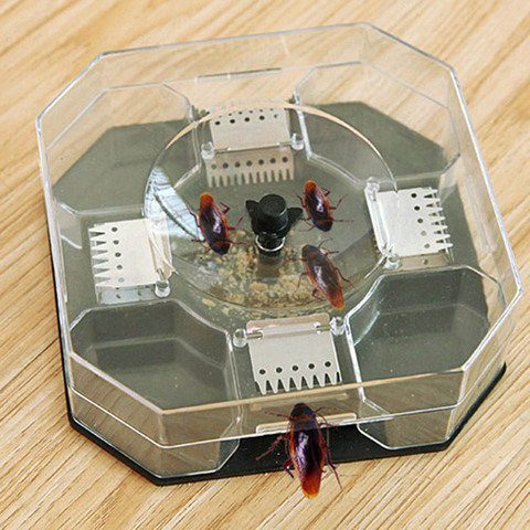Cockroach Trap with Baits Plastic Reusable Non-Toxic Bug Roach Catcher Insect Pest Killer ► Photo 1/5