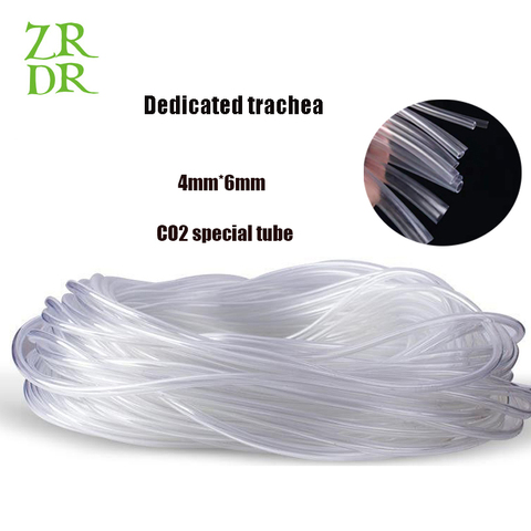 ZRDR Aquarium CO2 dedicated tube high pressure resistant trachea, non-toxic and odorless air tube,oxygen dedicated tube  4 * 6mm ► Photo 1/5