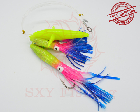 SXY fishing BNFJ001 Small plane Trolling bait Drag the bait Ship bait Deep sea fishing Tuna bait Big Sport aircraft lure ► Photo 1/1