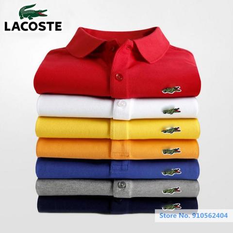 klo personale Diagnose Men Summer Lacoste- Polo Shirt Brand Fashion Cotton Short Sleeve Polo  Crocodile Shirts Male Solid Jersey Breathable Tops Tees - Price history &  Review | AliExpress Seller - Shop911194023 Store | Alitools.io