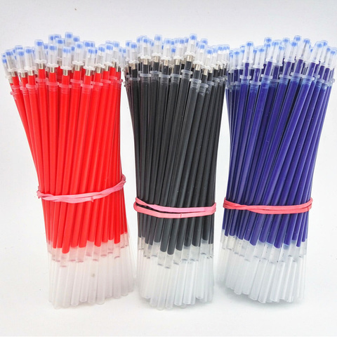 20PCS/set of Gel pen Refills 0.5mm Black Blue Red Ink Refill School Office Stationery Writing Supplies ► Photo 1/6