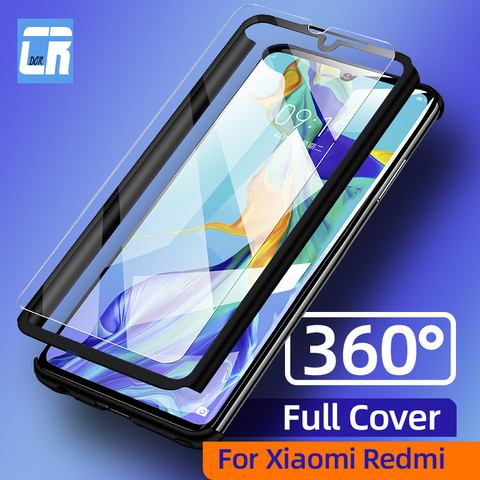 360 Degree Full Protection Phone Case for Xiaomi Redmi 5 Plus 6 6A 6 Pro Note 8 9 8T 9S 5A Prime S2 Shockproof Hard Cases Cover ► Photo 1/6