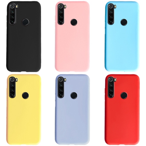 For xiaomi Redmi Note 8 Case Redmi Note8 Cover Candy Color Soft Silicone Case For Xiaomi Redmi Note 8 Capa 6.3