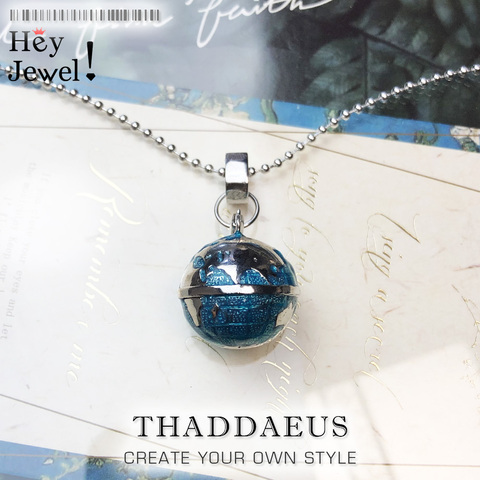 Beads Necklace Globe Pendant,2017 Ts 925 Sterling Silver Rope Chain Fashion Jewelry Thomas Bijoux Necklaces Gift For Men Women ► Photo 1/6