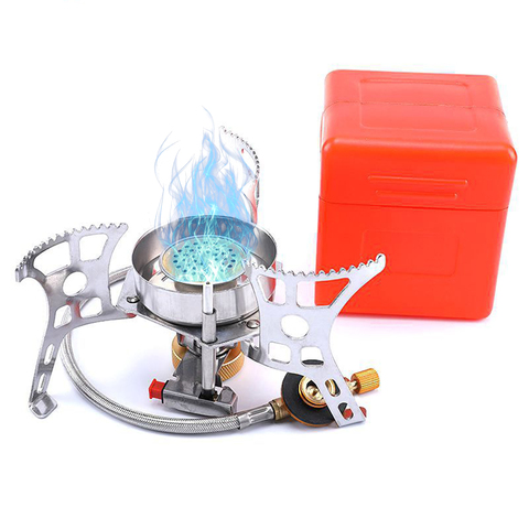 Portable Gas Stove Split Gas Furnace Outdoor Camping Stove Piezo Lgnition Stove Manual Ignition Stove for Camping Hiking Picnic ► Photo 1/1