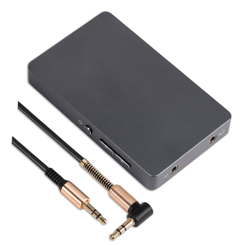 Portable HiFi Earphone Amplifier Battery Powered Rechargeable Headphone Headset Audio Aluminum 3.5mm Amplifiers Mini AMP Black ► Photo 1/6