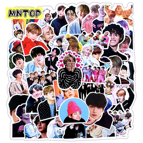 10/30/50Pcs/set Bangtan Boys Stickers KPOP Stars Stickers Idols Cute Photos  Toys Stickers For Skateboard Suitcase Laptop - Price history & Review, AliExpress Seller - MNTOP Store