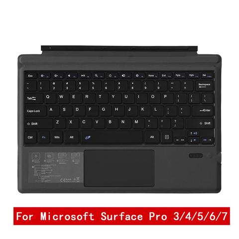 Keyboard for Microsoft Surface Pro 3/4/5/6/7 PC Wireless Bluetooth 3.0 Tablet Keyboard Tablet Keyboard PC Laptop Gaming Keyboard ► Photo 1/6