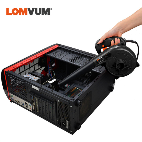 LOMVUM Air Blower 1000W Electric Air Blower Computer Cleaning Blower Dust Vacuum Cleaner Home Car Cleaner Mini Carbon Brush 220V ► Photo 1/6