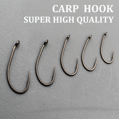 20PCS Super High Quality Barbed Fishing Hooks Carp Hair Rig Hook  Coated Fishing Hooks For Chod Rig Tackle Accessories ► Photo 1/6