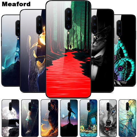 Glass Case For Oneplus 7 7t Pro 5T 5 3 3t One Plus 6T 6 Oneplus7 Case Hard PC Glass Case for Oneplus 7 T PRO Phone Cover shell ► Photo 1/6