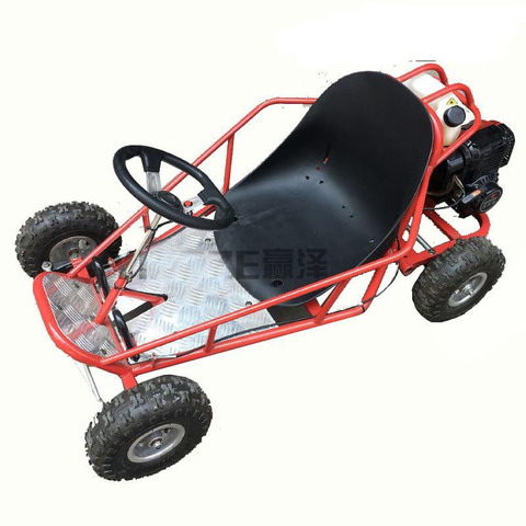 GO KART KARTING ATV UTV Buggy Wheels And Seat Front Steering Rear Axle Brake Whole Body Frame For Kids Childen ► Photo 1/1