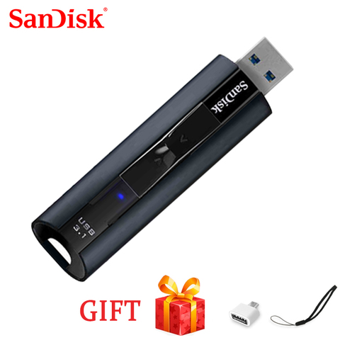 100%SanDisk Pendrive Memory Usb Stick CZ880 Extreme PRO 128GB USB 3.1 Solid State Flash Drive 256GB Pen Drive High Speed 420MB/s ► Photo 1/6