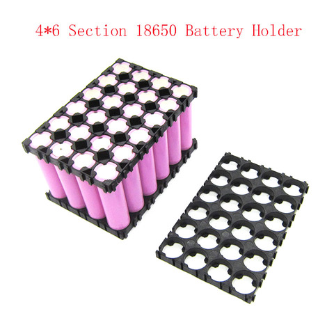 2 Pcs 4*6 Cell 18650 Batteries Spacer Radiating Shell Plastic Heat Holder Bracket ► Photo 1/4