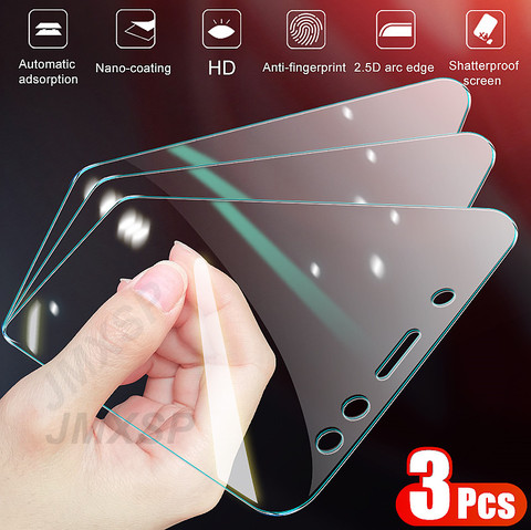 3Pcs Protective Glass For Samsung Galaxy A8 A6 J4 J6 Plus 2022 Glass Film A5 A7 A9 J2 J8 2022 Tempered Screen Protector Glass ► Photo 1/6