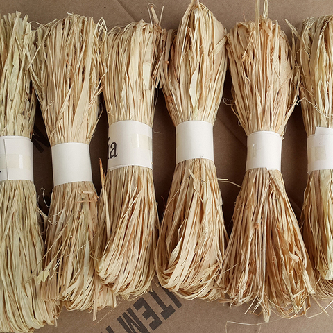 1 pc/set DIY Wedding Invitation Gift Packing Rope Raffia Natural Rope Natural Raffia Rope Wedding Party Decor 30g ► Photo 1/6