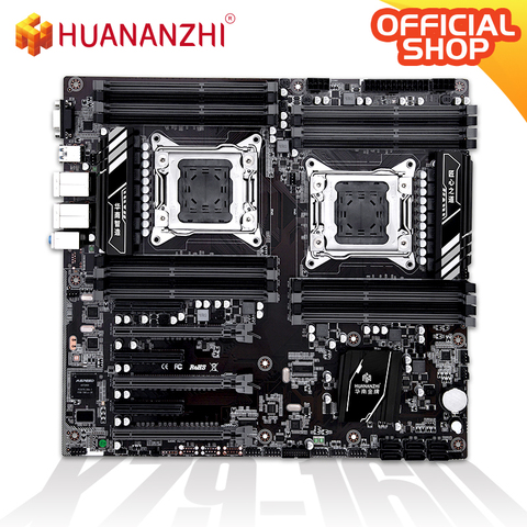 HUANANZHI X79 16D X79 Motherboard Intel Dual CPU LGA 2011 REG ECC  DDR3 1333 1600 1866MHz SATA3 USB3.0 E-ATX witht VGA ► Photo 1/2