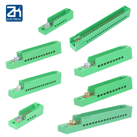 Junction box, distribution box, zero row, one input and multiple output, junction box, meter terminal, splitter, wire shunt ► Photo 1/6