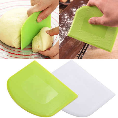 Plastic Pastry Dough Scraper Cutter Kitchen