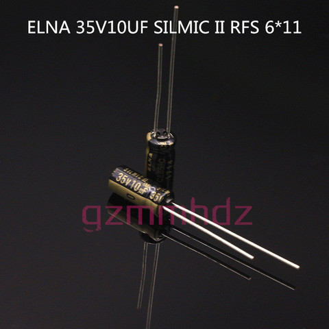 20PCS NEW Malaysia ELNA SILMIC II RFS 35V10UF 5X11MM SILMICII 10UF 35V 10uf/35v SILMIC-2 10uF35V ► Photo 1/3