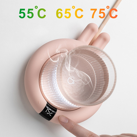 20W Cup Heater  3 Gear Warmer Pad Mug Heating Coaster Smart Thermostatic  for Coffee Milk Tea Heating Pad Auto-off 220V ► Photo 1/6