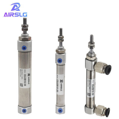 CJ2B CDJ2B Type Mini Pneumatic Cylinder Double Acting Single Rod 10mm 16mm Bore 5~200mm Stroke Air Cylinder CDJ2B10 CDJ2B16 ► Photo 1/6