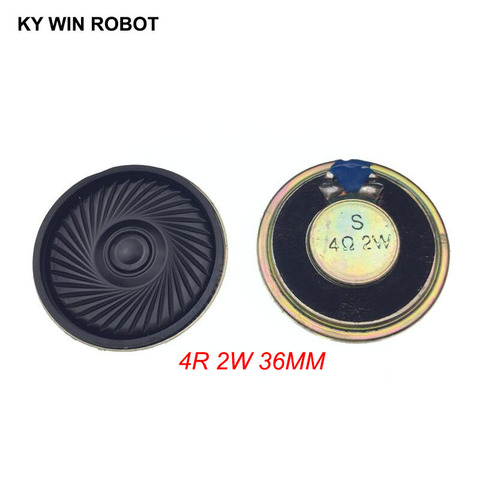 2pcs/lot New Ultra-thin Mini speaker 4 ohms 2 watt 2W 4R speaker Diameter 36MM 3.6CM thickness 5MM ► Photo 1/6