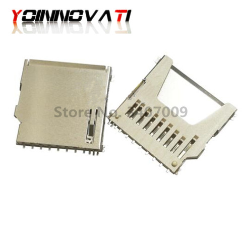 10PCS/lot SD memory card holder Card slot 11P SD long body socket Without self-elastic SD card holder Standard type large card ► Photo 1/1