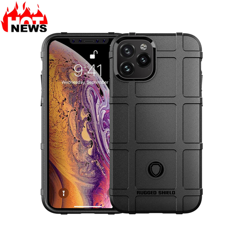 Shockproof Matte Phone Case for Apple Iphone 12 Mini 11 Pro Max Xr Xs Max 6s 8 7 Plus Soft Silicone Protective armor Cover Coque ► Photo 1/6