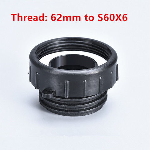 High quality plastic IBC Tank Fittings 62mm fine teeth to 54mm coarse teeth Thread for Garden Water Connector ► Photo 1/6