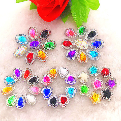 DIY Various Sizes and Quantities Resin Flat-bottom Rhinestone Jewelry Headwear Clothing Accessories ► Photo 1/6