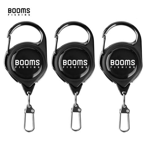 Booms Fishing RG1 Fly Fishing Retractor Tools Extractor Keeper Retractable Key Chain Reel Badge Holder Tackle Boxes Accessories ► Photo 1/5