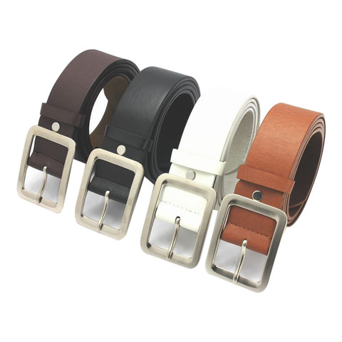 Designer Men's Belts Genuine Leather Dress Belt Men's Casual Faux Leather Belt Buckle Waist Strap Belts Business Men Belt 715 ► Photo 1/6