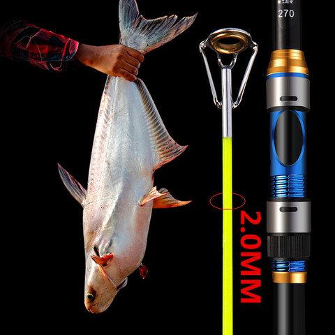 Telescopic Fishing Rod Spinning Baitcasting Poles Saltwater Surf Superhard Stream Fast Fiberglass Carbon Feeder Trolling Ocean ► Photo 1/6