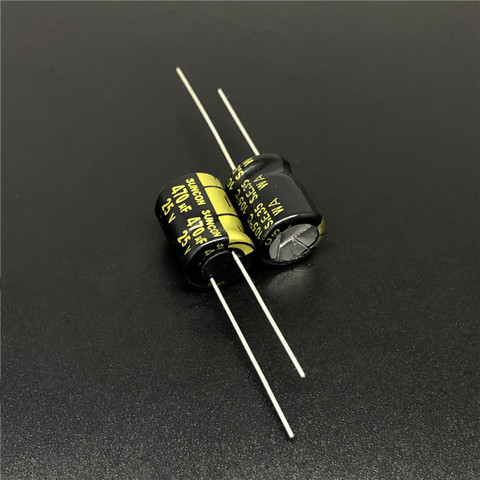 10pcs/100pcs 470uF 25V SUNCON(SANYO) WA Series 10x12.5mm Low Impedance Long Life 25V470uF Aluminum Electrolytic Capacitor ► Photo 1/2