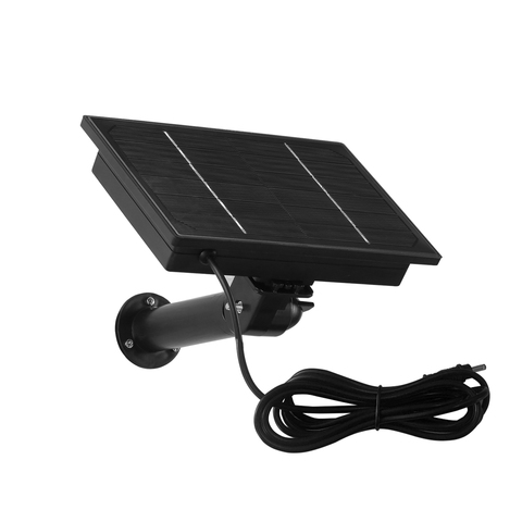 4w Black Solar Panels Powered IP Camera Dedicated Install 6 Pcs 18650 Battery Outdoor Waterproof Charged by USB Freeshipping ► Photo 1/6