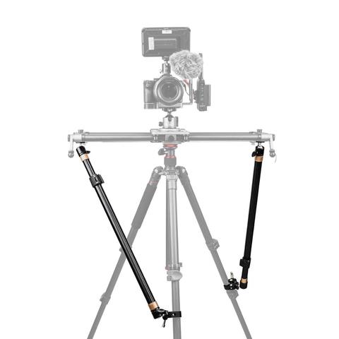 YC Onion Tripod Stability Arms for Slider Camera Dolly Track Rail Increasing Stability Lightweight Adjustable Length (2 Arm in) ► Photo 1/6