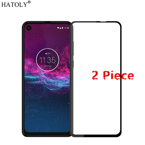 2Pcs For Motorola One Action Glass Tempered Glass for Motorola One Action Screen Protector Protective Glass for Moto One Action ► Photo 1/6