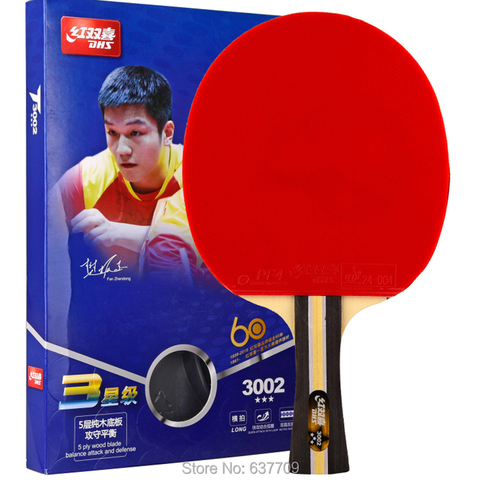 Original DHS T3002 T4002 table tennis racket new type finished rackets racquet sports ping pong paddles ► Photo 1/6