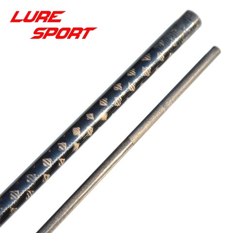 LureSport 2sets 1.8m 2.1m UL 2 sections fishing rod Blank Solid Carbon Tip  X Cross Butt Rod Building Component Repair pole DIY ► Photo 1/5