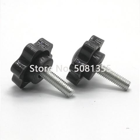 M4 M5 M6 M8 Thread Star Shaped Head Thread Clamping Screw Bolt Knob For Industry Equipment Plastic Carbon Steel Galvanization ► Photo 1/2