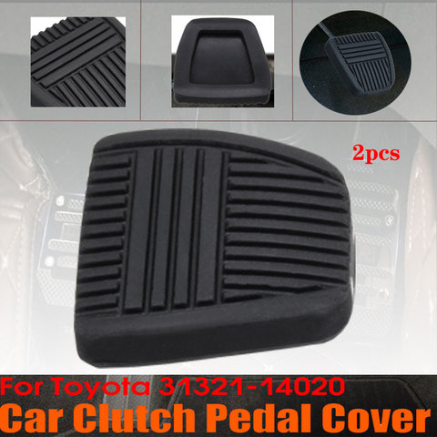 2pcs/Set Brake Clutch Pedal Pad Rubber Cover Set Car Styling For Toyota 4Runner Camry Celica Land Cruiser Paseo RAV4 31321-14020 ► Photo 1/5