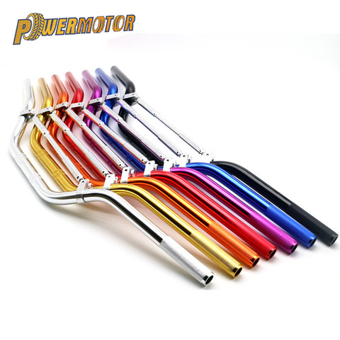 22mm 7/8'' Motorcycle Handlebar Motorbike Aluminum Alloy Handlebars For 50cc 70cc 110cc 125cc 140cc Dirt Pit Bike ATV Scooter ► Photo 1/6