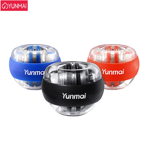 Original Xiaomi Yunmai Wrist Ball Trainer LED Gyroball Essential Spinner Gyroscopic Forearm Exerciser Gyro Ball Decompression ► Photo 1/6