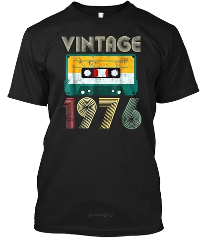 Men t shirt 43rd Birthday Gift Vintage 1976 Year Old tshirts Women t-shirt cotton tshirt men summer fashion t-shirt euro size ► Photo 1/5