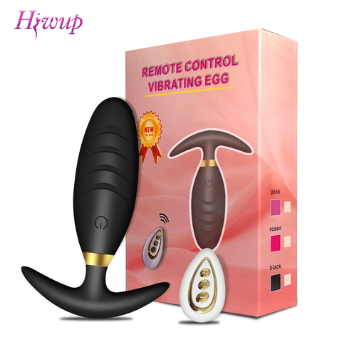 Wireless Anal Butt Plug Prostate Massager Adults Gay Product Mini Bullet Clitoris Stimulator Vibrator Sex Toys for Women Men ► Photo 1/6
